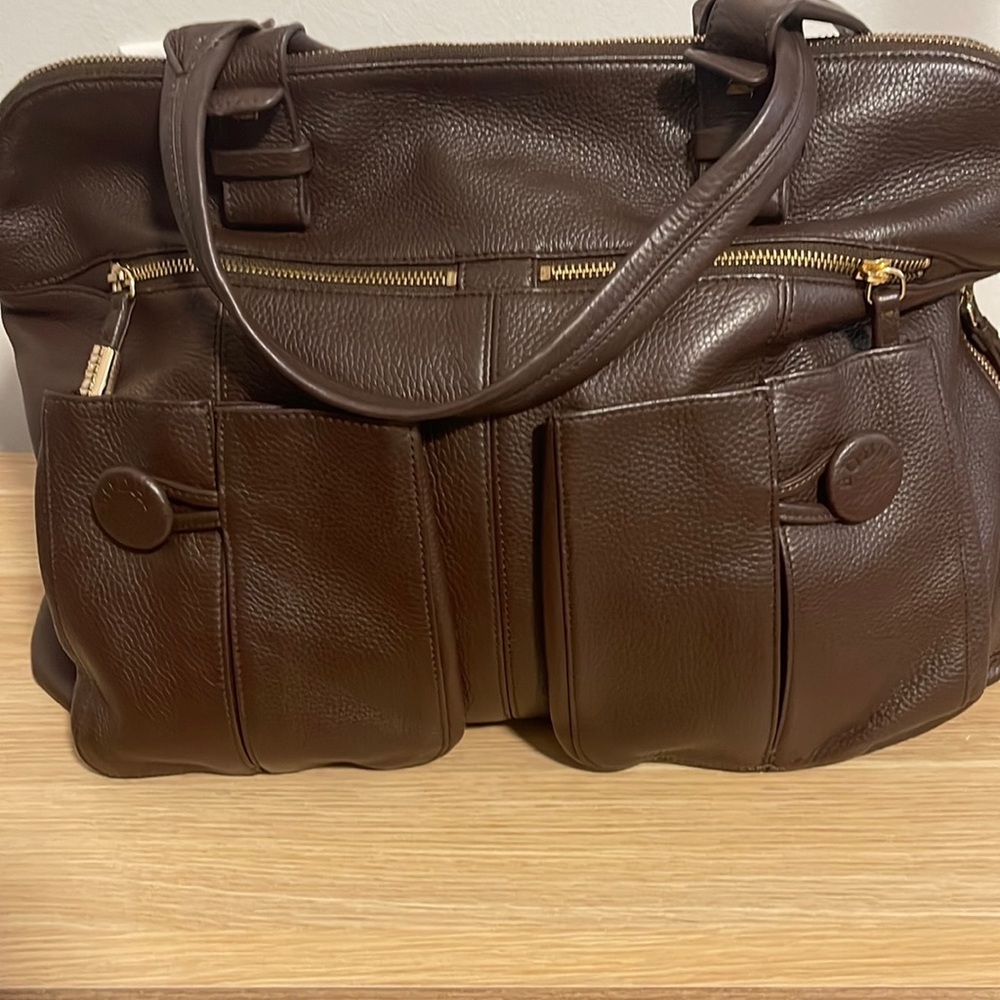 BODHI brown leather bag